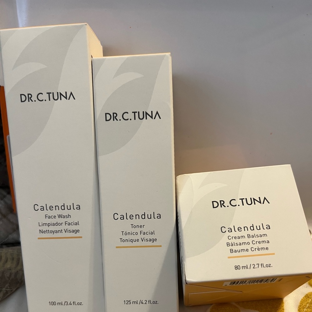 Calendula set face wash Face Toner and cream balsam